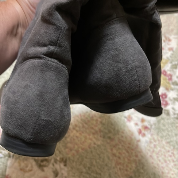 Suede boots-WIDE CALF - Picture 5 of 6